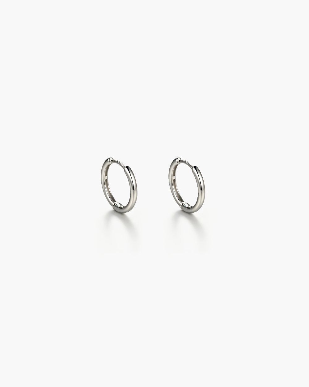 Slim Large Hoop Earrings