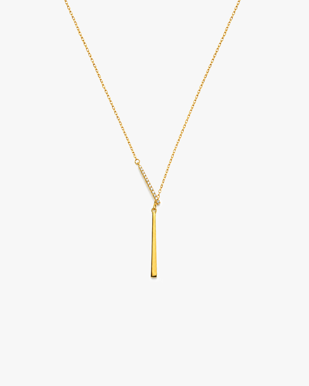 Crossbar Lariat Necklace
