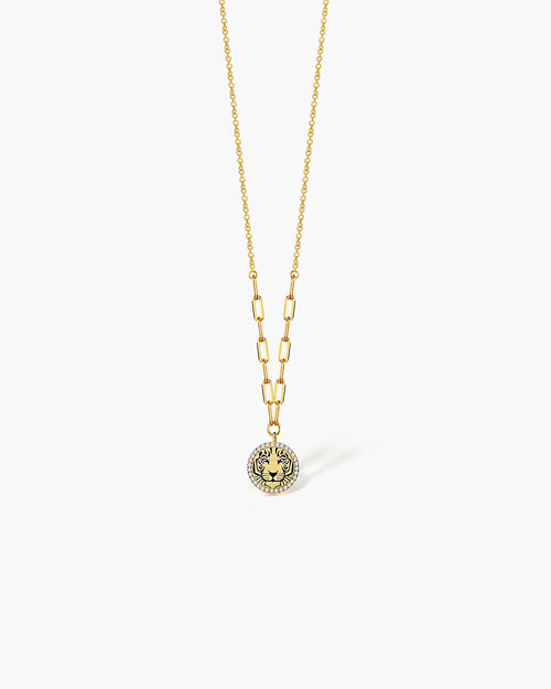 14K Gold Plated Classic CZ Pendant Necklace