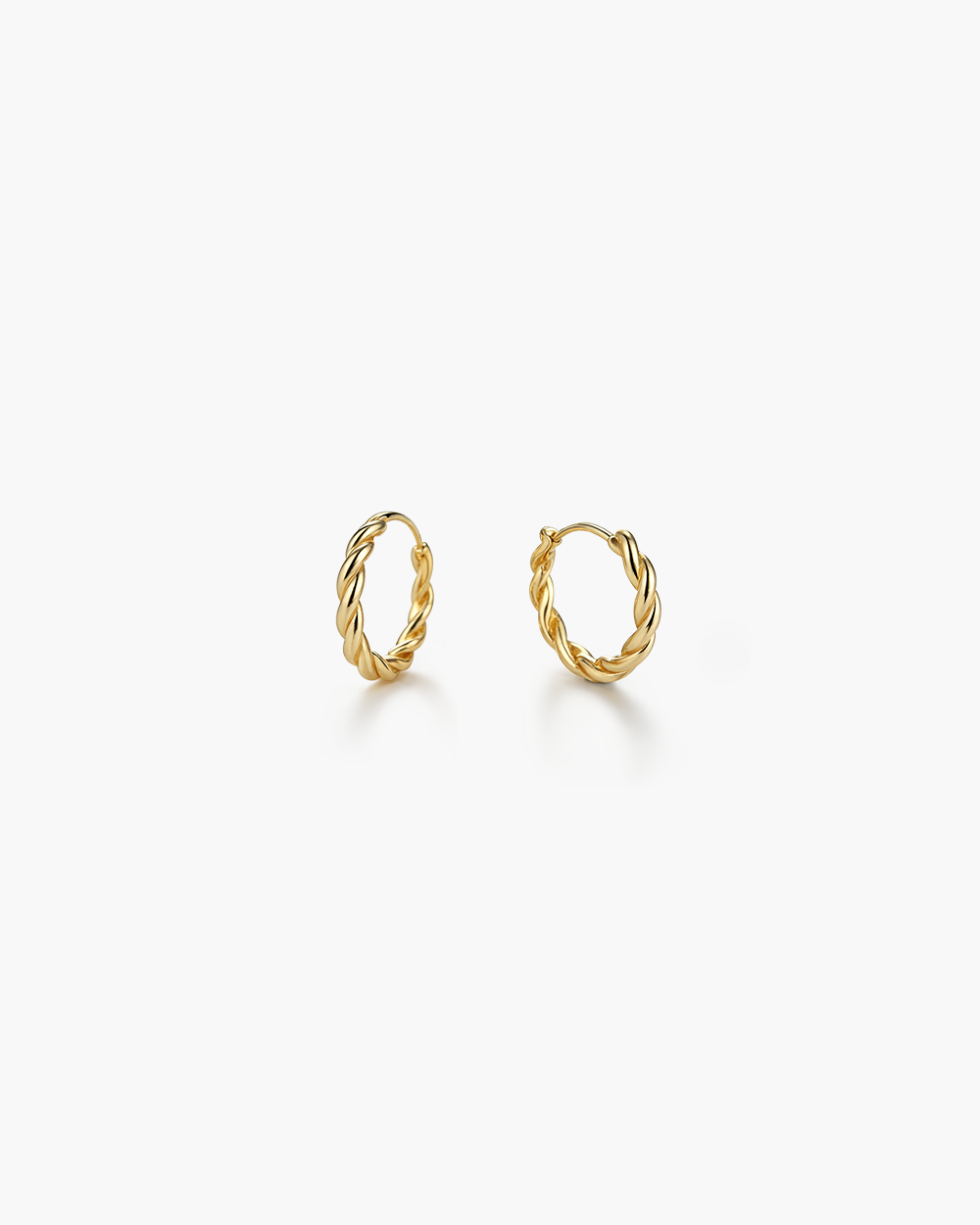 18K Gold Plated Hoop Earrings