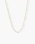 18K Gold Plated CZ Chain Necklace