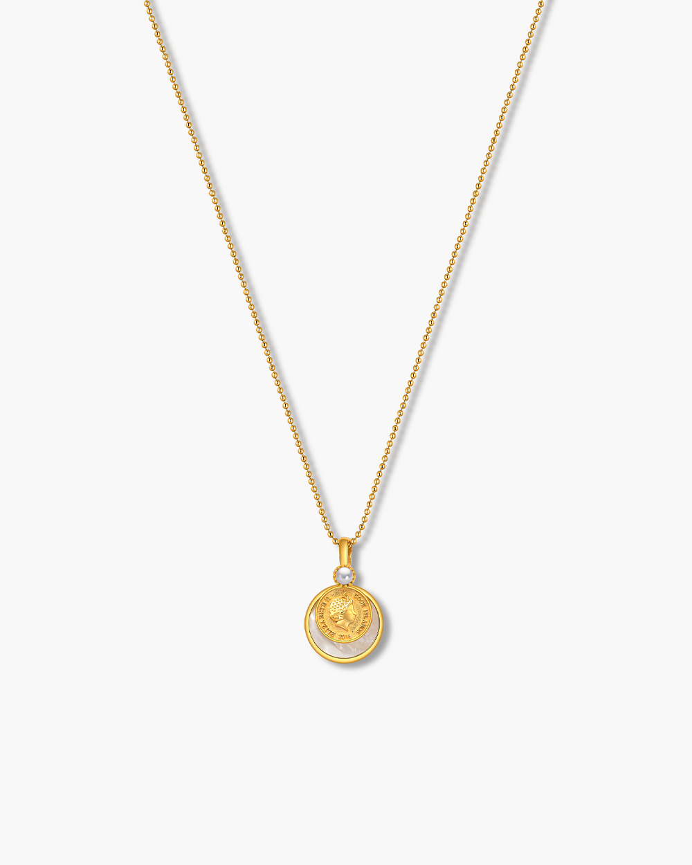 Pearl & Shell Pendant Necklace
