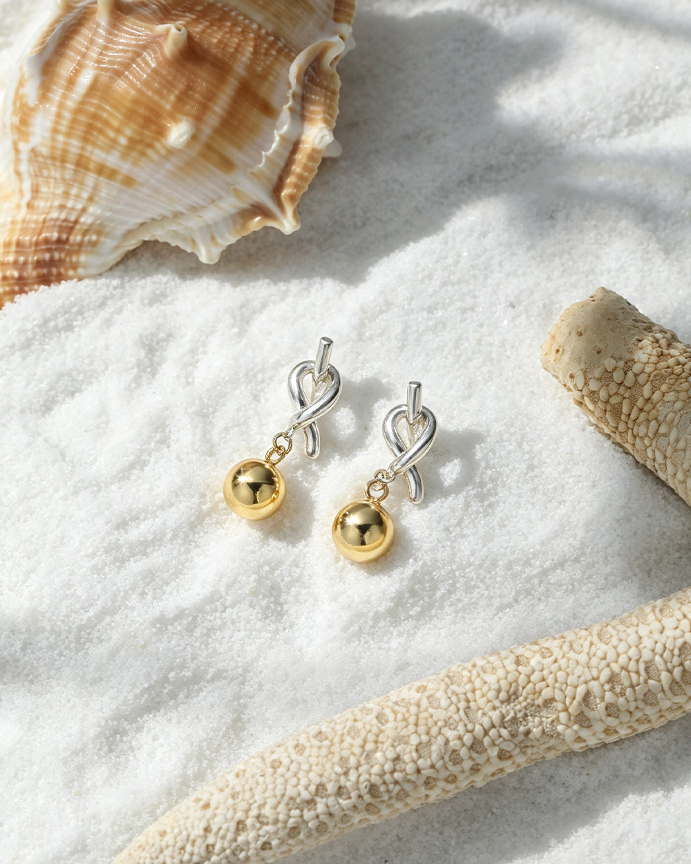 14K Gold Plated Drop Earrings