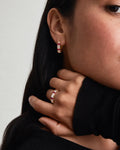 18K gold-plated zircon ring