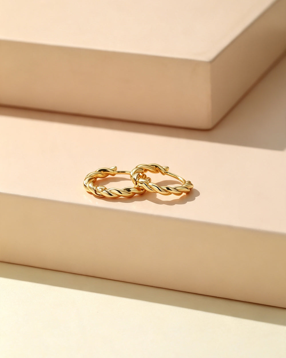 18K Gold Plated Hoop Earrings