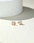 Diamond & Shell Stud Earrings