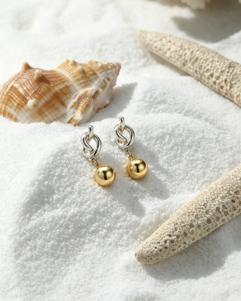 14K Gold Plated Drop Earrings