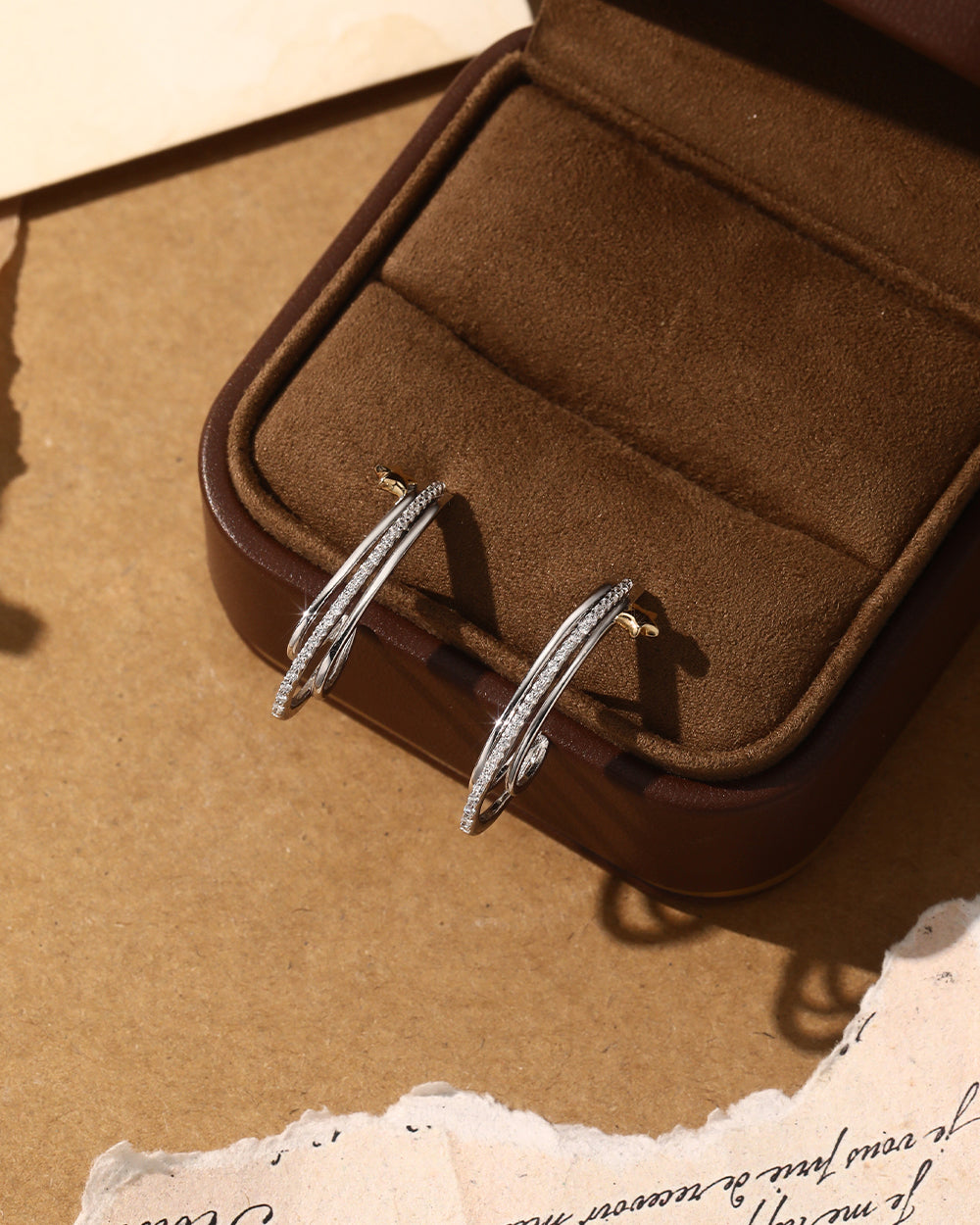Starburst CZ Stud Earrings