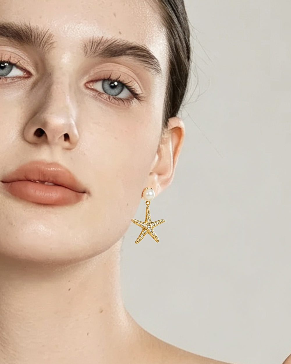 Pearl & CZ Statement Drop Earrings