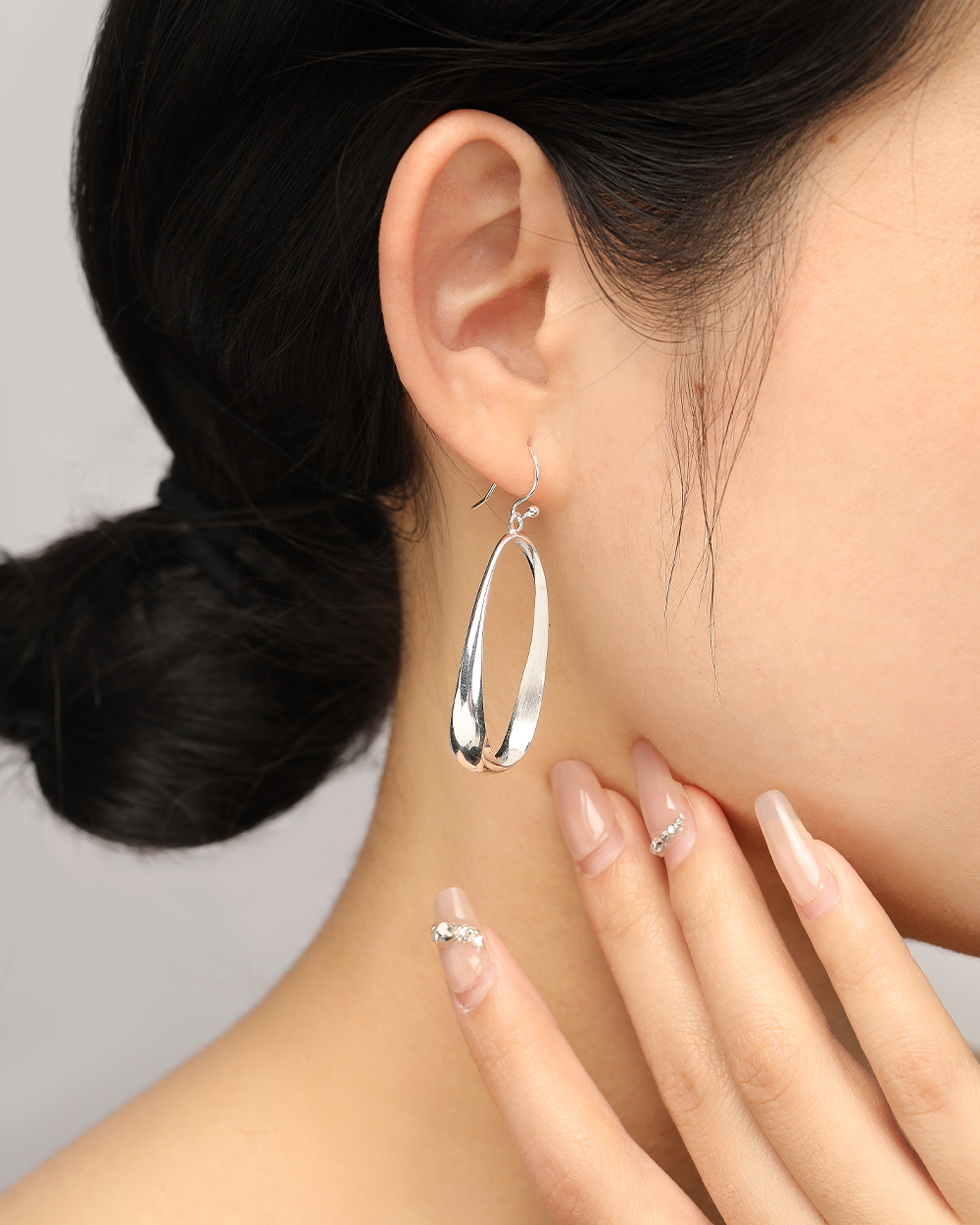 Sterling Silver Statement Drop Earrings
