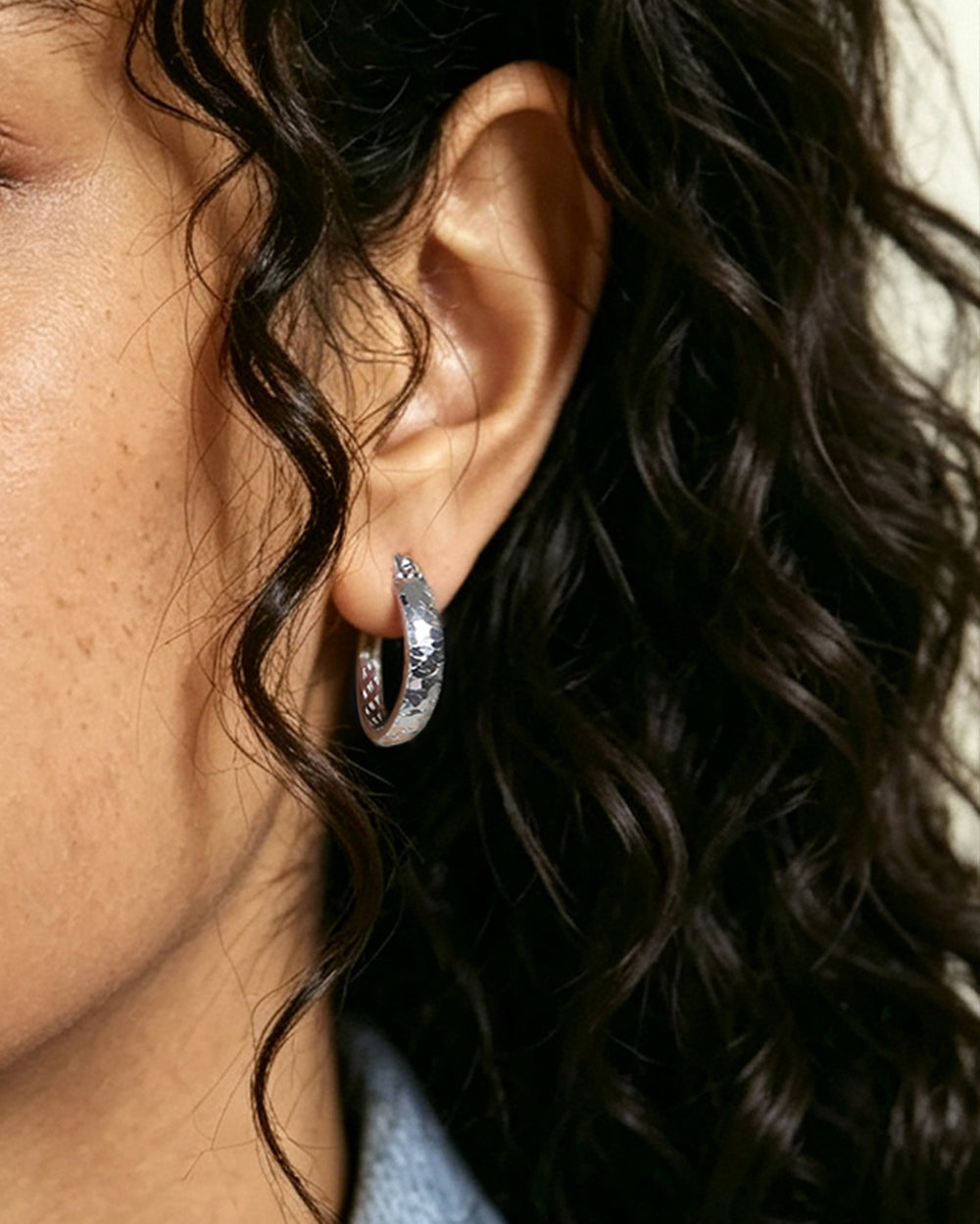 Sterling Silver Hoop Earrings