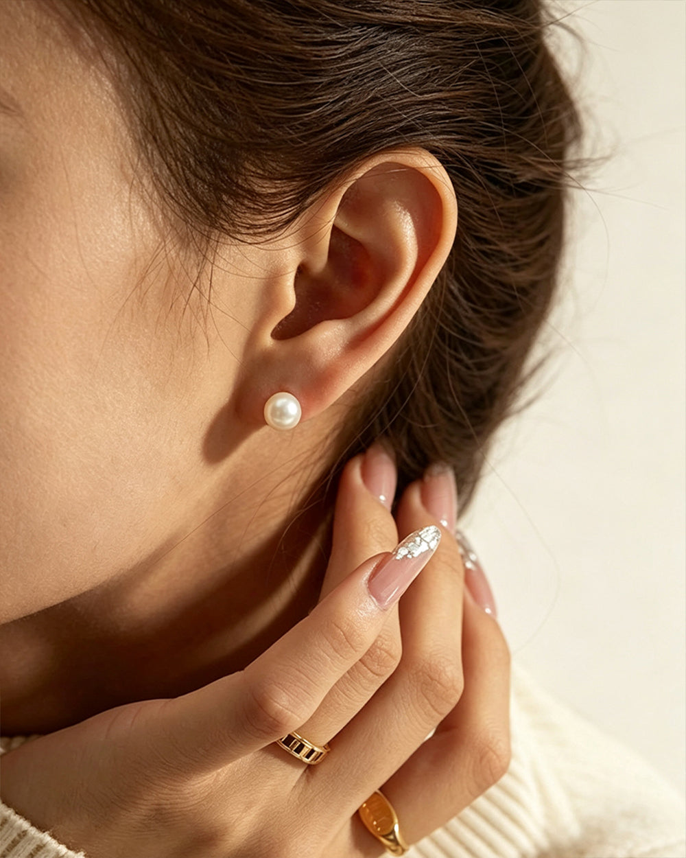 Freshwater Pearl Stud Earrings